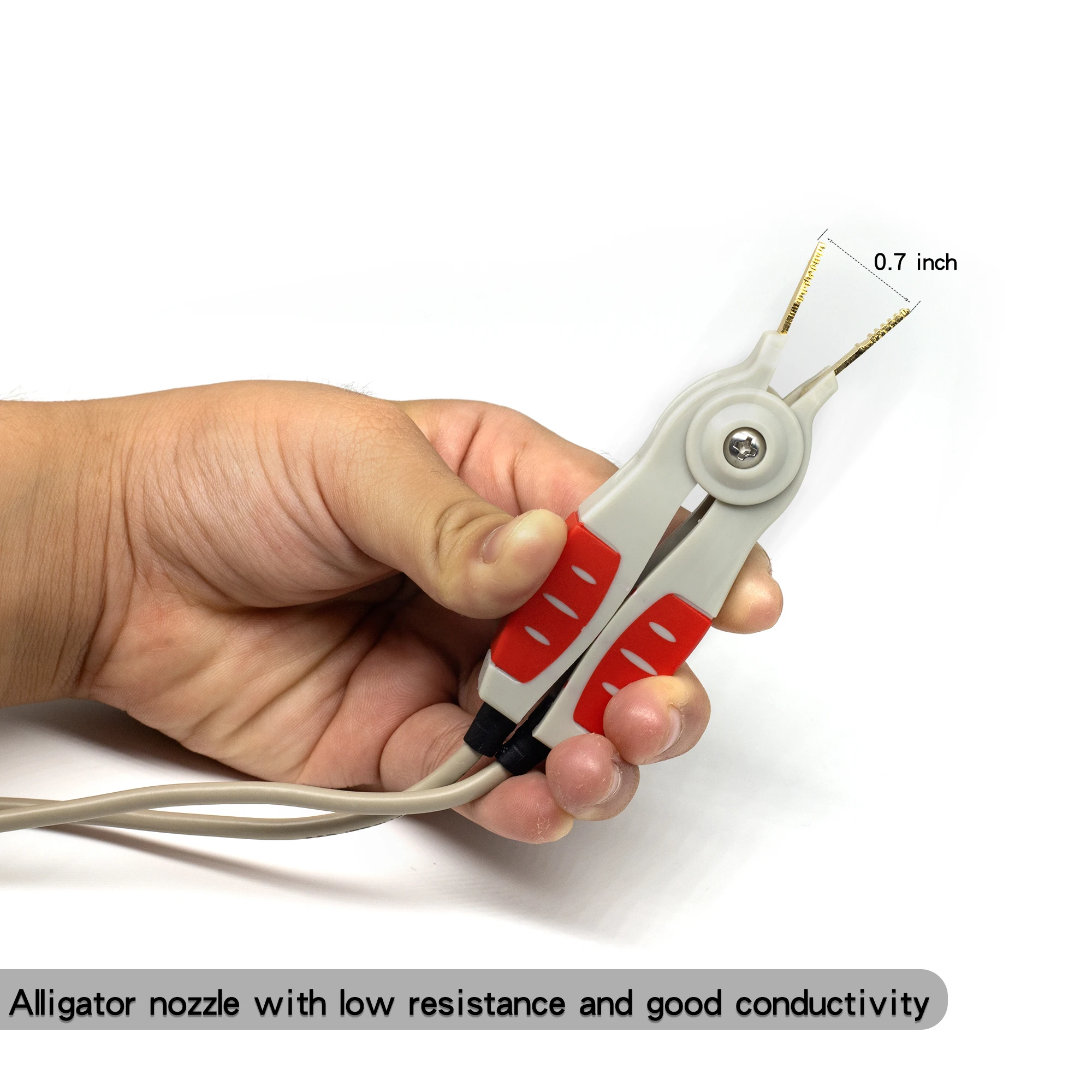 Kelvin Alligator Clip With 4 BNC Test Lead set for LCR Meter