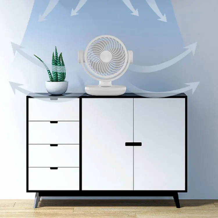 Factory Wholesale Remote Control Power Bank Electric USB Rechargeable Table Fan