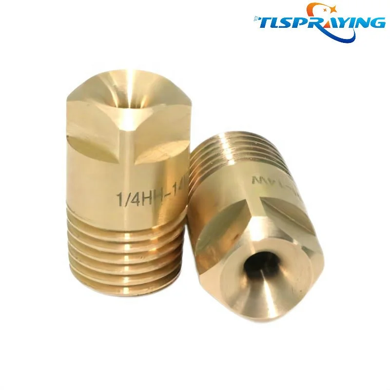 HH Wide angle solid cone nozzles brass HH series full cone water cooling spray nozzles