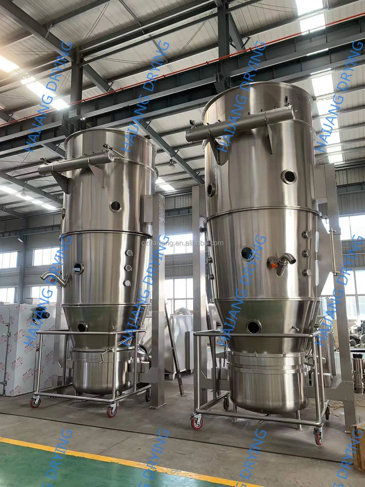 FL-Series Food Beverage Fluid Bed Dryer Pharmaceutical Fluidized Bed Granulator