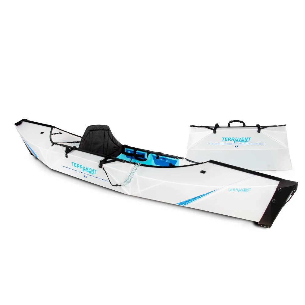Europe Dropshipping Terravent 3M Cheap Foldable Canoe boat Origami kayak kajak folding portable canoe/kayak