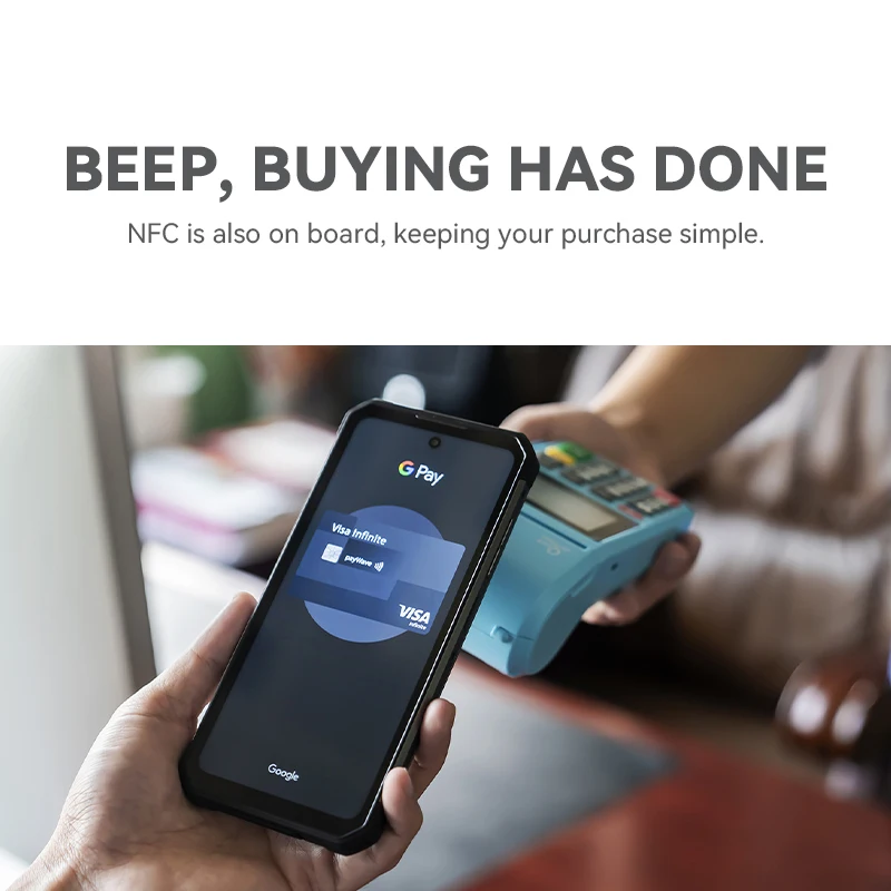 HUGEROCK WP17 android 11 6.78 inch ip68 rugged smartphone 8gb 128gb  nfc cell phone 5g mobile phones  industrial grade