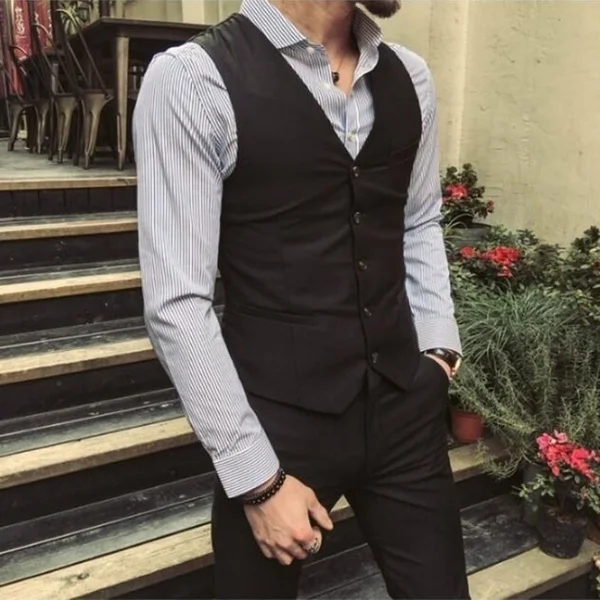 Fashion Men Three Pieces Of Business Suit Dress Wedding Suit Groomsman Suit