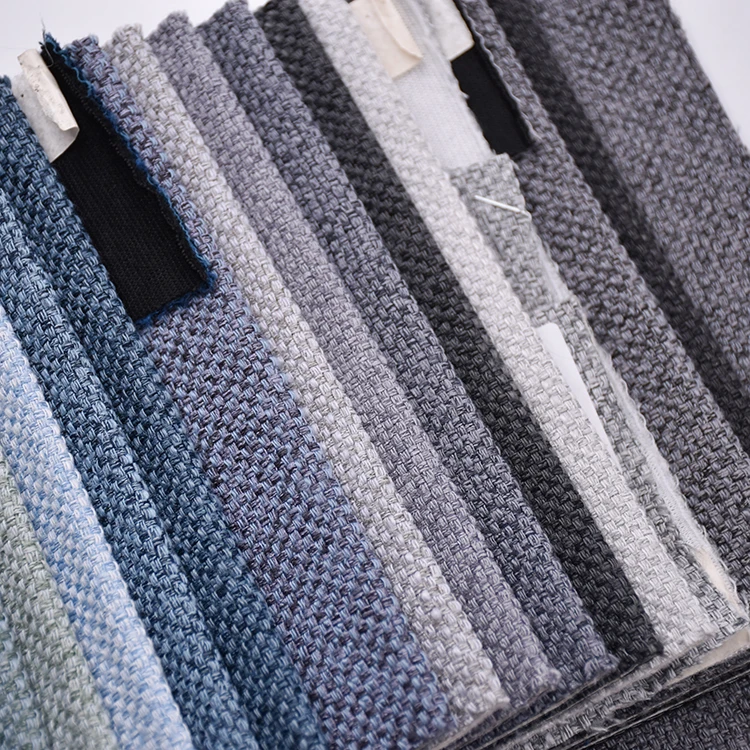 High Quality Cheap Sofa Fabrics Imitation Linen Fabric Vinyl Fabric for Upholstery
