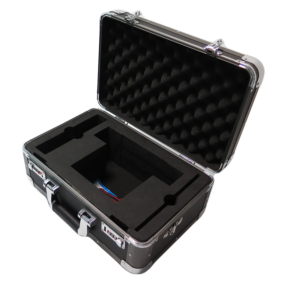 Customized Size Aluminium Carry Case Tool Suitcase Small Hard Aluminum Tool Case with Foam
