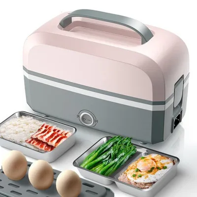 Y613-2 Hot Lunch Box Portable Electric Heated Lunch Box Food Warmer Rechargeable Heatinglunch Box Customized Logo Lunchbox