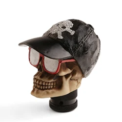 Dtouch Universal Car skull manual gear shift knob Manual Gear Shift Knob  Shifter Handle Lever Stick with 3 Adapters