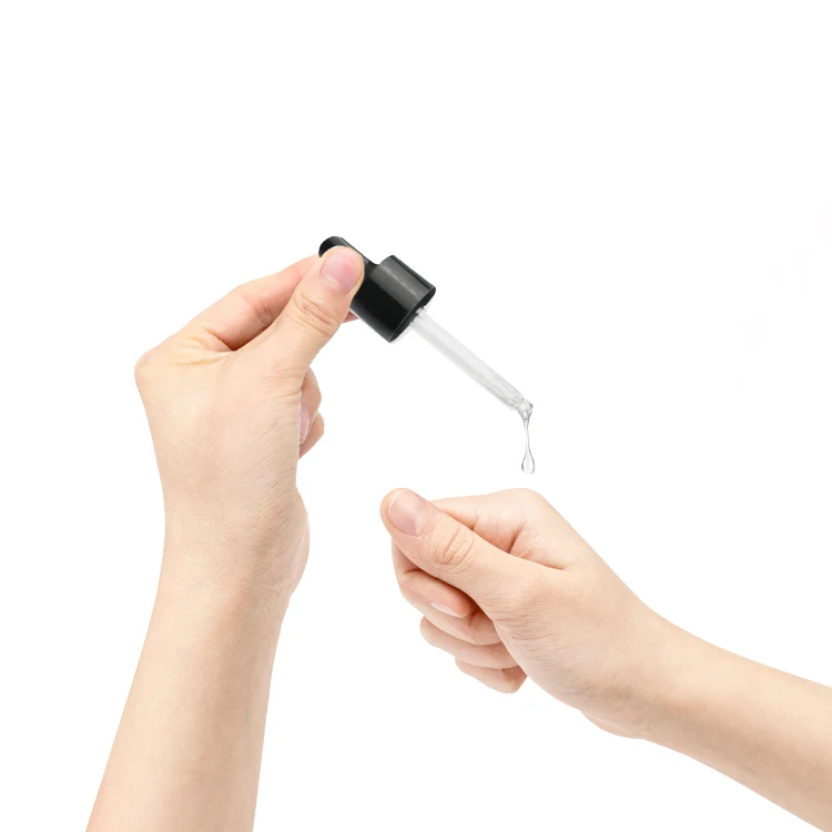 5ml 10ml 15ml 20ml 30ml 50ml 100ml amber brown essential oil dropper glass bottle with tamper proof cap and orifice reducer