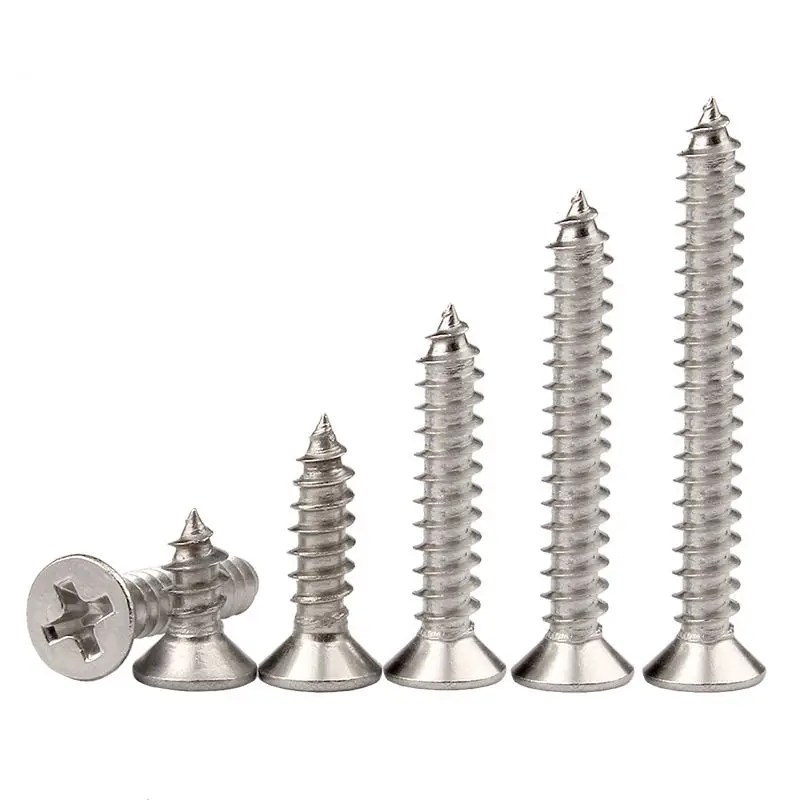 Sitai DIN Monel Alloy Countersunk head tapping screws Self Tapping Screws Stainless Steel Self Piercing Screw