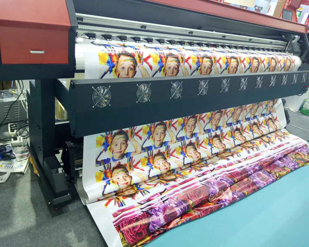 3.2m Digital Large Format printer With Xp600 Head eco solvent printer Price Optional I3200 /I1600/DX5/XP600 Head inkjet printer