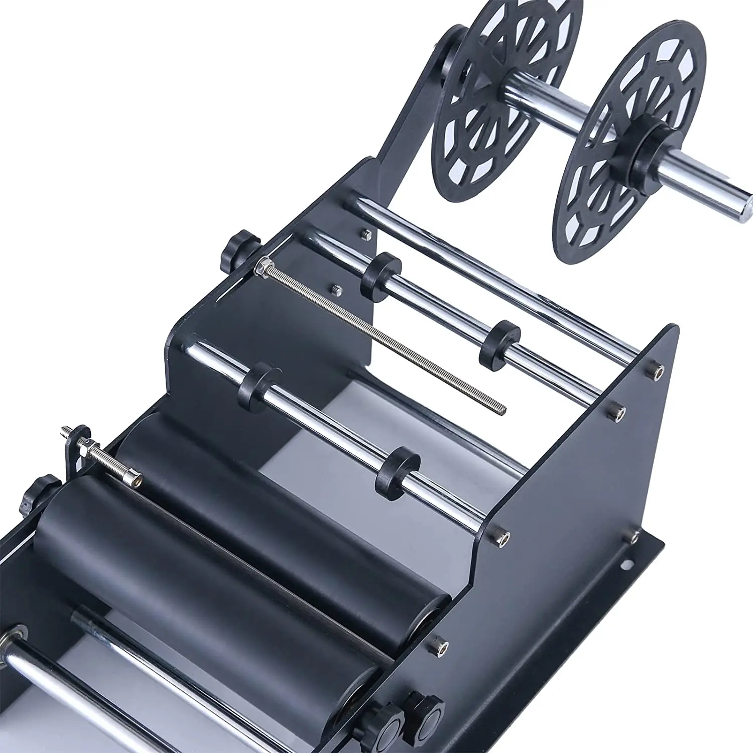 ZS-50 Manual Mineral Water Plastic Round Bottle Labeling Machine For Round Bottles Sticker Label Packing Machine