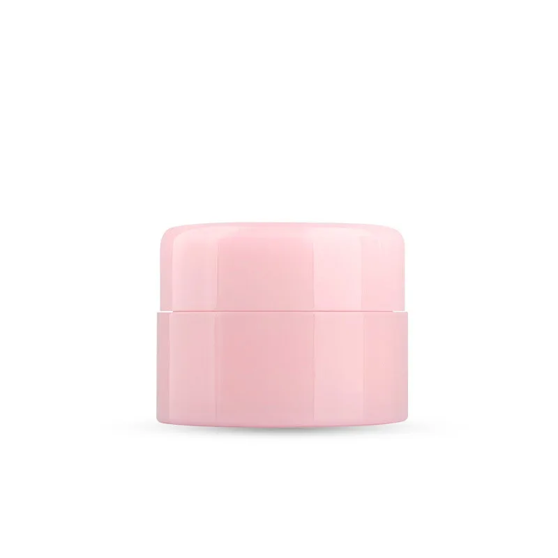 PP empty 10g small cute cream jar container plastic pink round cosmetic jar with thick wall