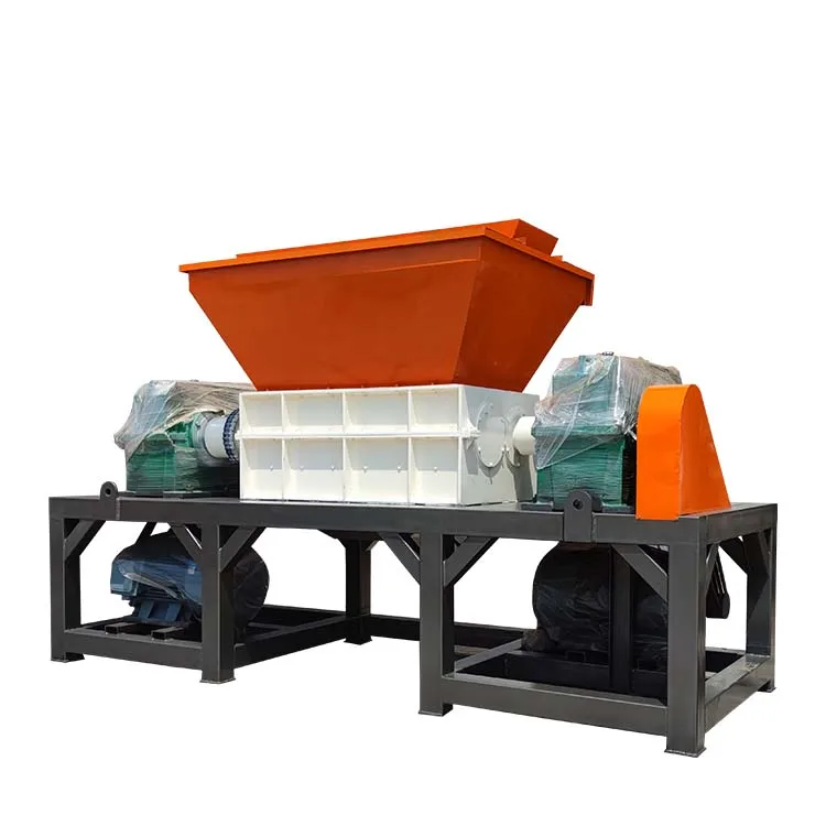 Double Shaft Shredder Industrial Paper Shredder Heavy Duty Shaft Shredder Machine for Scrap Metal Aluminum Cans