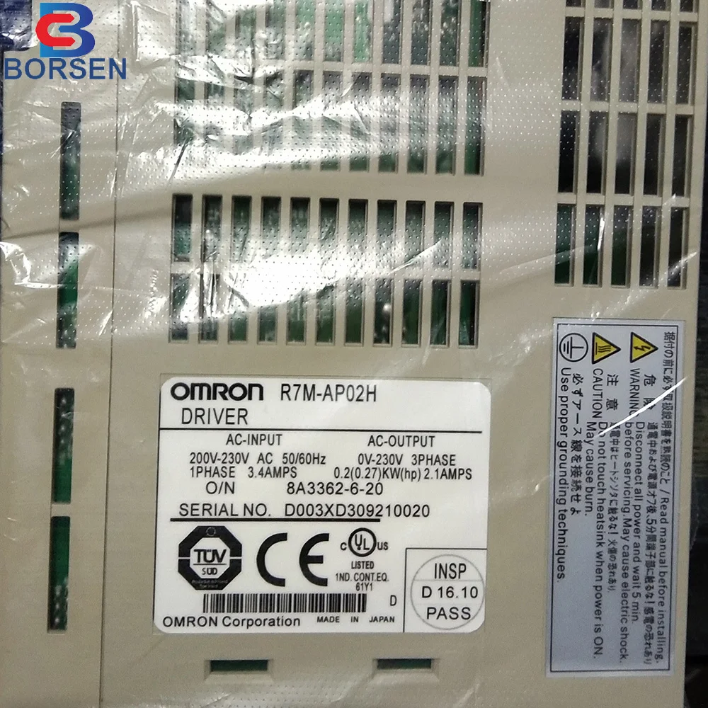 Оригинальный newjapan Сервопривод переменного тока Omron R7D-AP02H R7D-AP04H R7D-AP08H