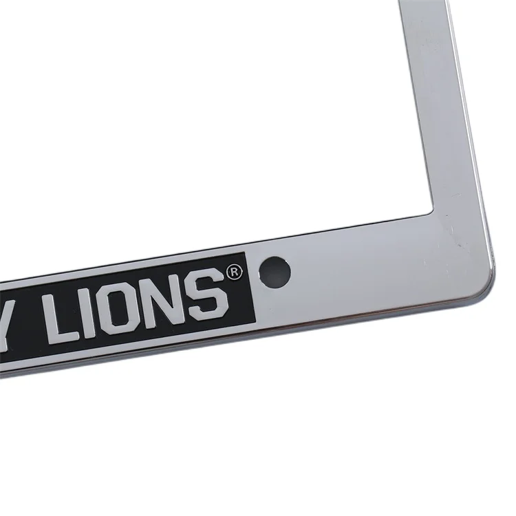 Factory Supply Attractive Price Custom 3d Metal Plate License Frame