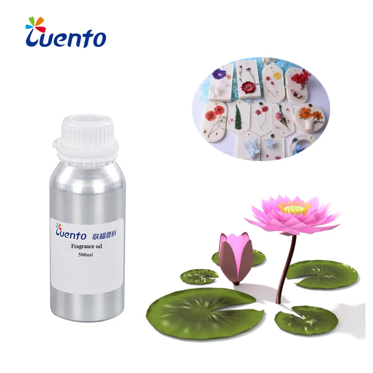 Fragrance high quality  essence oil Water Lotus perfume oil  for cold process soap,hand made soap fragrance oil
