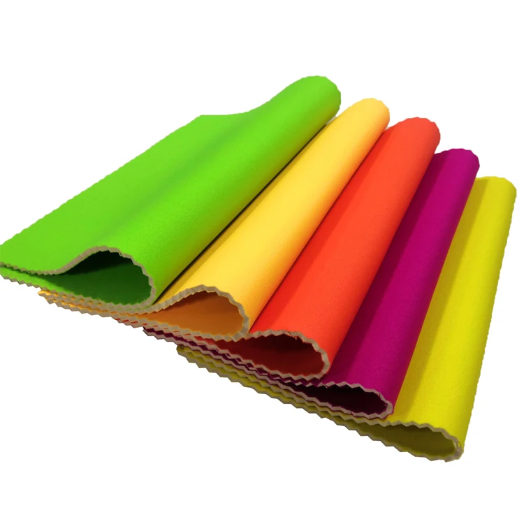 Wholesale Price Custom 1.5mm 3mm 4mm 7mm Neoprene Fabric Nylon Super Stretch Neoprene Rubber Textile Fabric for Orthotics