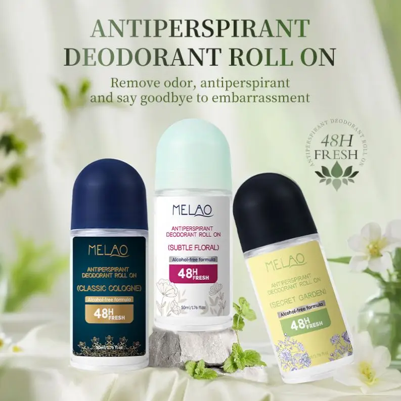 OEM/ODM MELAO Freshness Advanced Sweat & Odor Protection With Skin Conditioners, Invisible Solid Organic Deodorant Natural