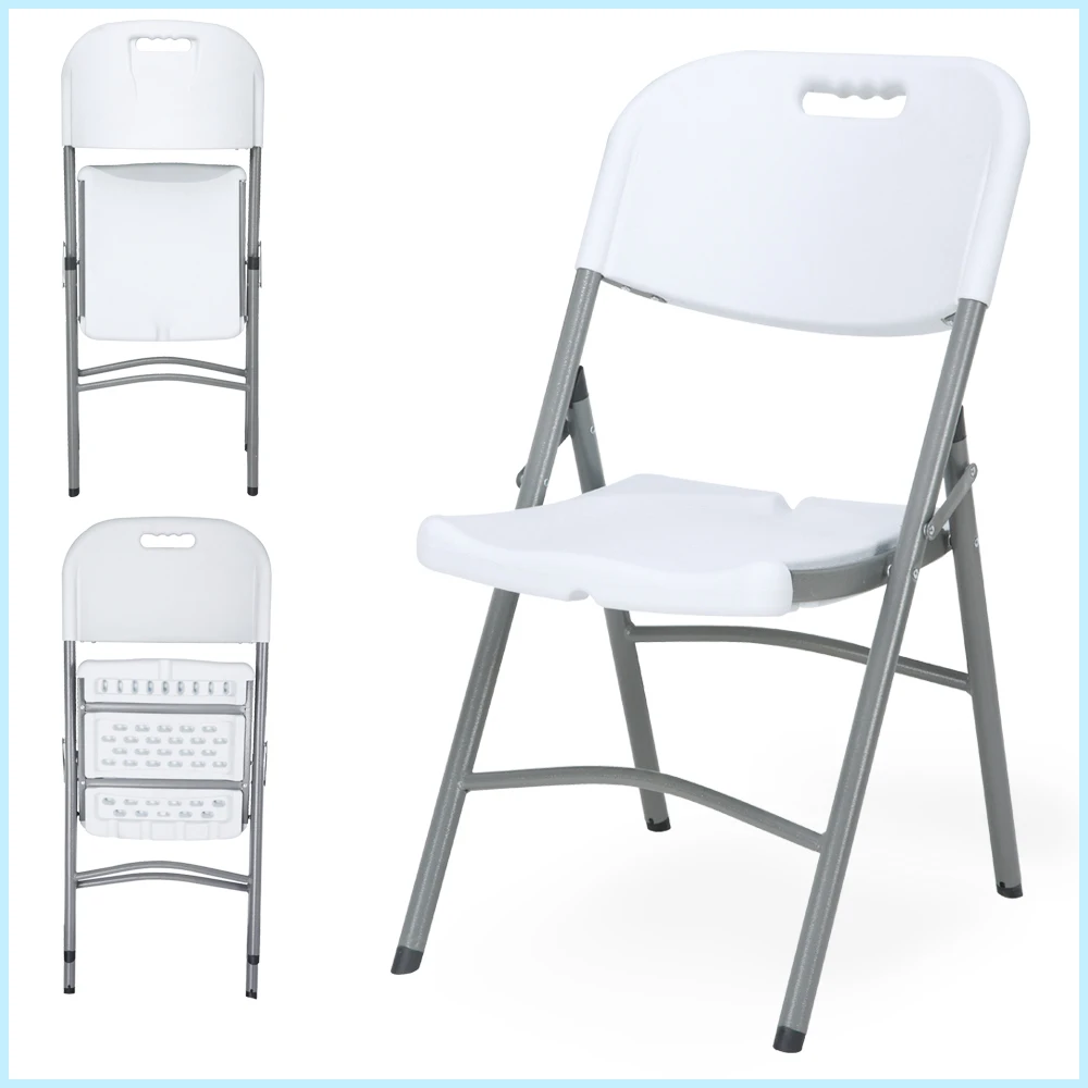 Wholesale Cheap Price Patio HDPE Event Wedding Banquet Foldable White Outdoor Plastic sillas plegables Hot sale folding chairs