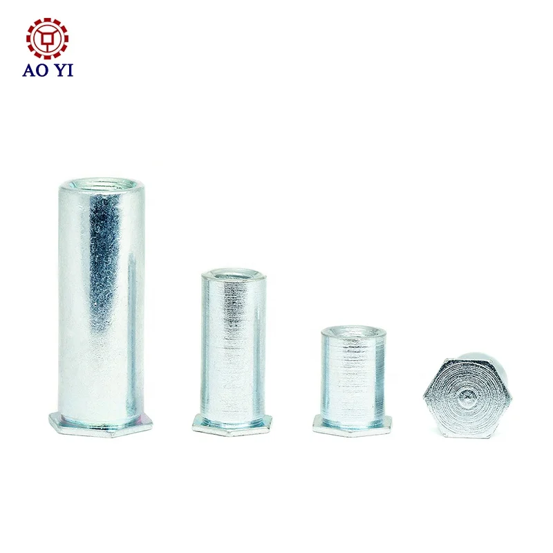 Custom Manufacturer Self-Clinching Standoffs Pressing Rivet Fastener Screw with bright Zinc plating