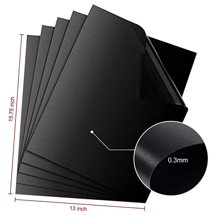 Reusable Non-stick No Need Oil Fire Proof Outdoor Heat Resistant BBQ Mat