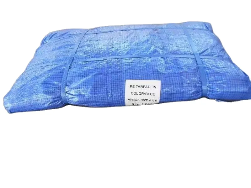 50 GSM LIGHT PE TARPS TARPAULIN BLUE COLOR