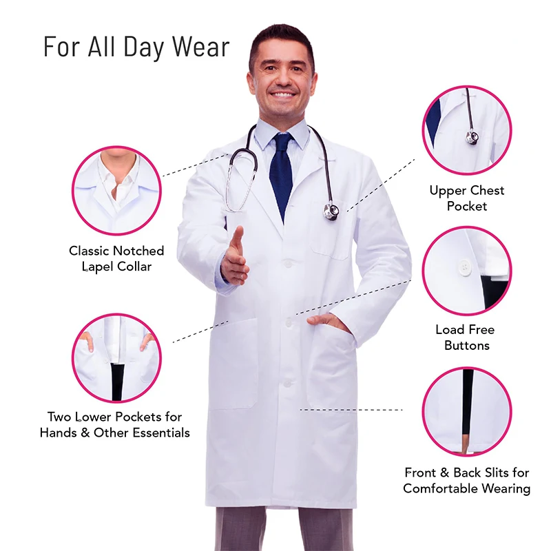 Wholesale of new male and female nurse uniforms  work uniforms  hospital doctor uniforms  white laboratory coats