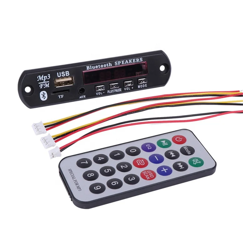  Оптовая продажа DC 5V MP3 SD USB аудио плеер радио декодер плата 747D WAV модуль Bluetooth