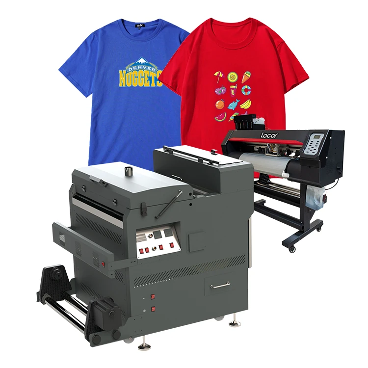 A2 size Golden pet film printer xp600/i3200A1 printhead printing machine Small size powder shake machine