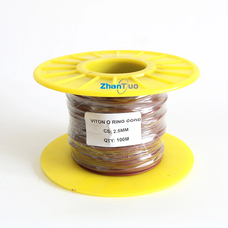 Factory Prices EPDM NBR FKM Extruded Rubber O Ring Cord 1.5mm to 10mm