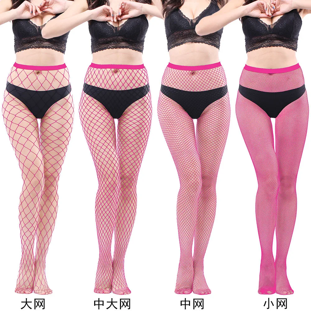 
cheaper price sexy girls fishnet plus size high waist tights pantyhose 