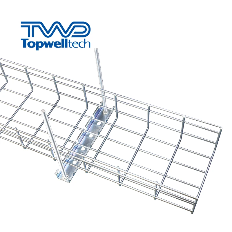 
Materials For Stainless Steel Waved Wire Mesh Cable Tray Weight 