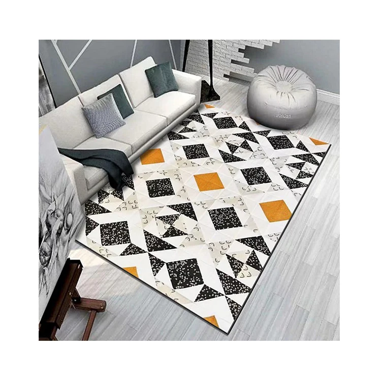 Изготовлен из высококачественных материалов, декоративный ковер из хрустального бархата для дома