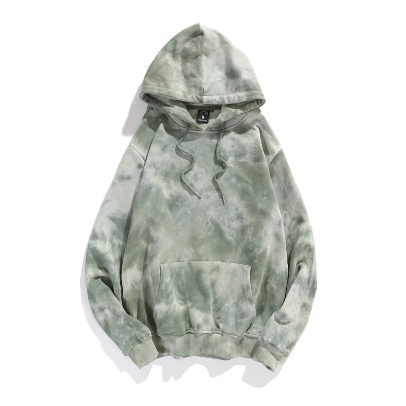 Custom men 100% Cotton Terry 300gsm Tie Dye Hoodies streetwear