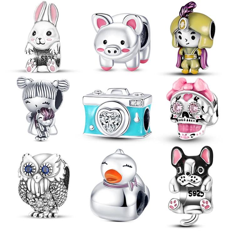 Custom Wholesale 2024 New Style Hot Sale Diy Amulet Charm Jewelry Ale S925 Sterling Silver Fashion Design Silver 925 Bracelet