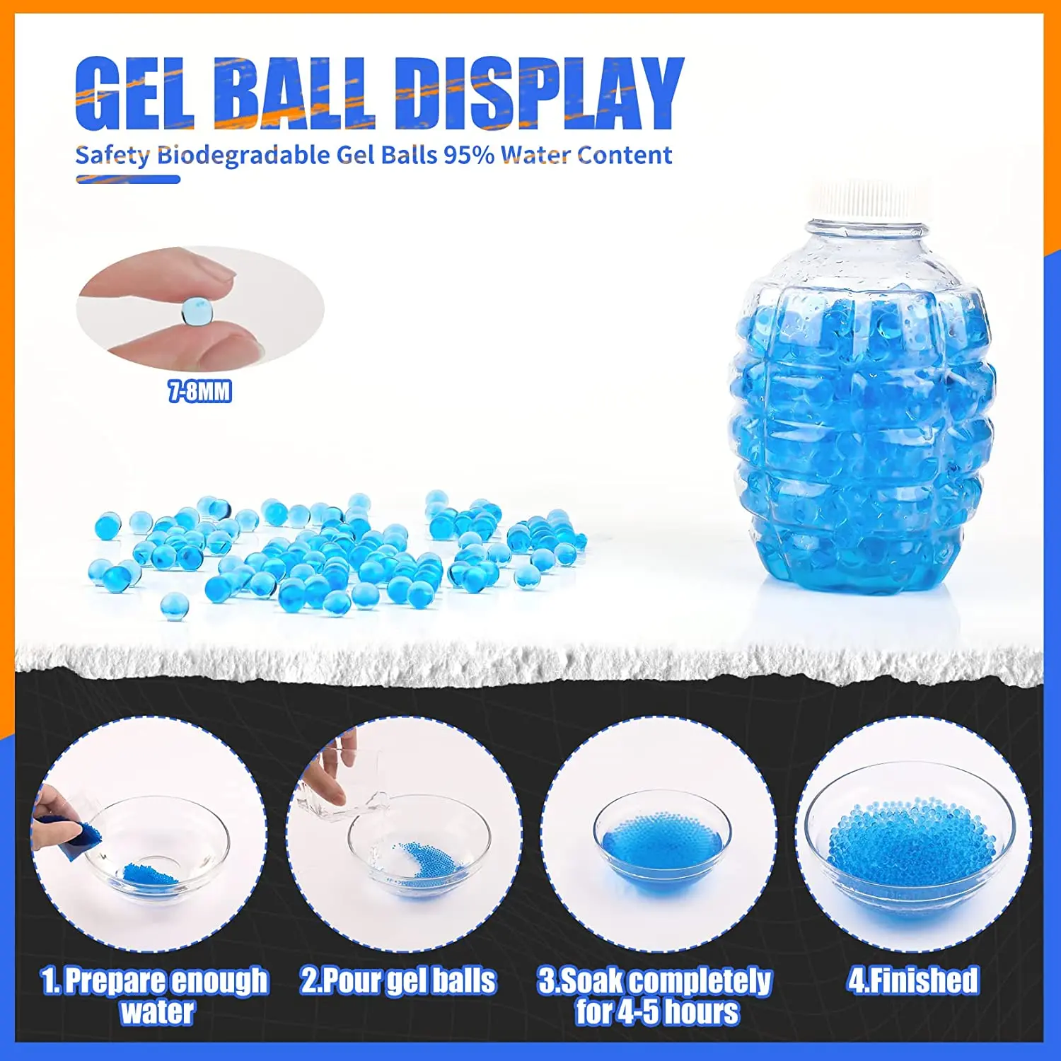 2023 NEW gel ball blaster gun water gel gun