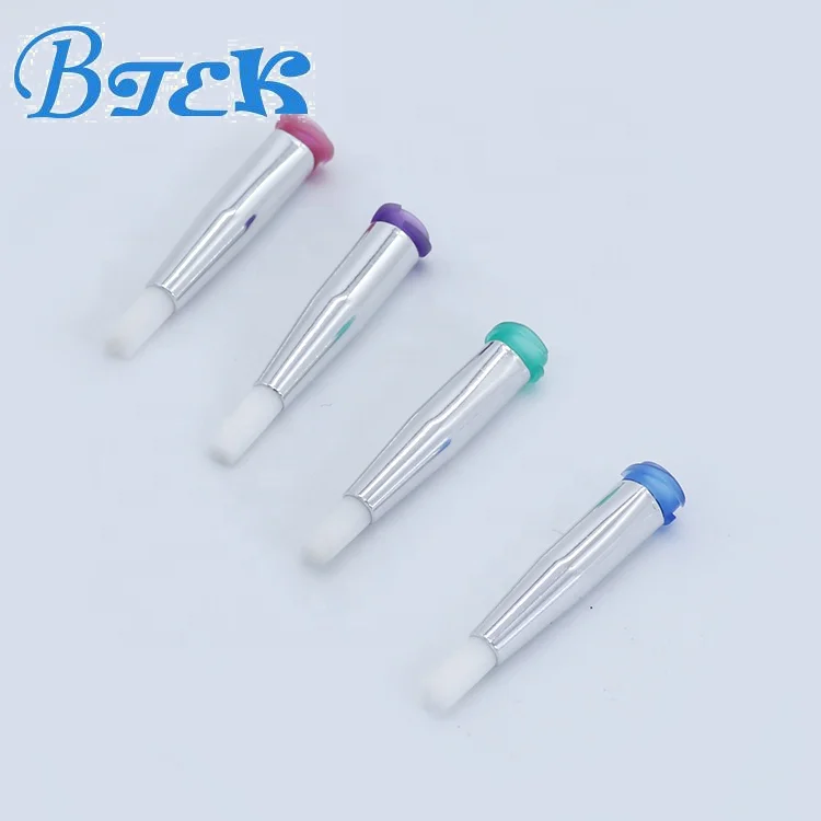 Wholesale soft hair luer locl needle brush brush tip needle