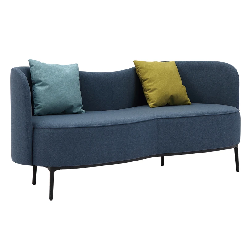 Latest customized design top brand furniture 2 seater office visiting waiting room sofa public seating