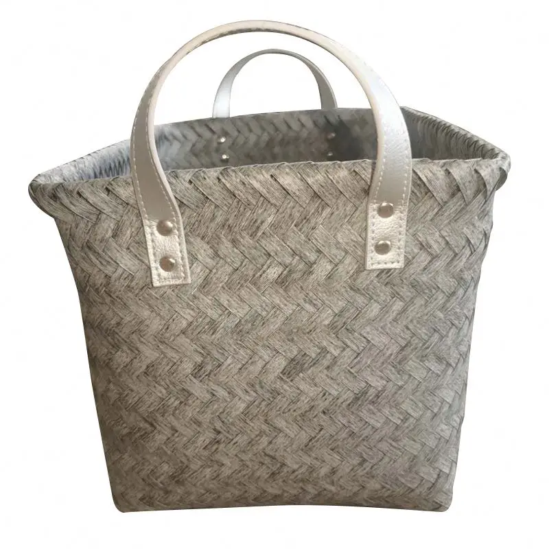 Vietnam manufacture oval woven storage craft wicker rattan basket for bread