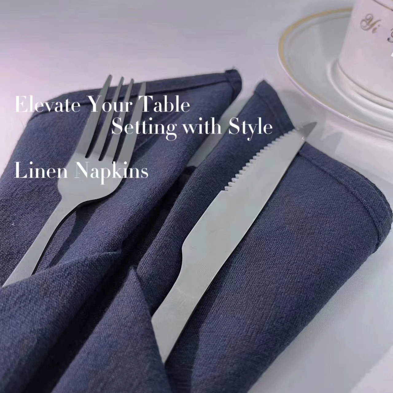 Mariage Linen Cotton Napkins Placemats for Restaurant Dining Table