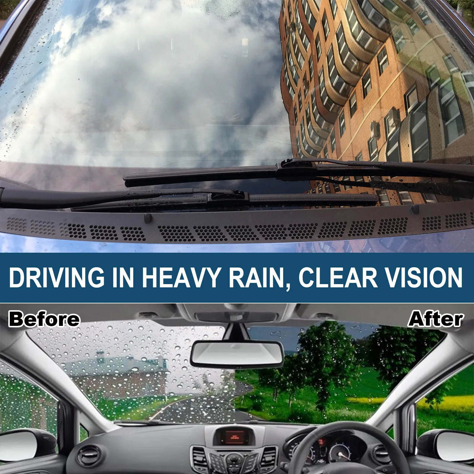 Rayhong Waterproof Anti Fog Film Rain Proof 2 IN 1 Anti Rain Spray Nano Anti Rain Film For Cars