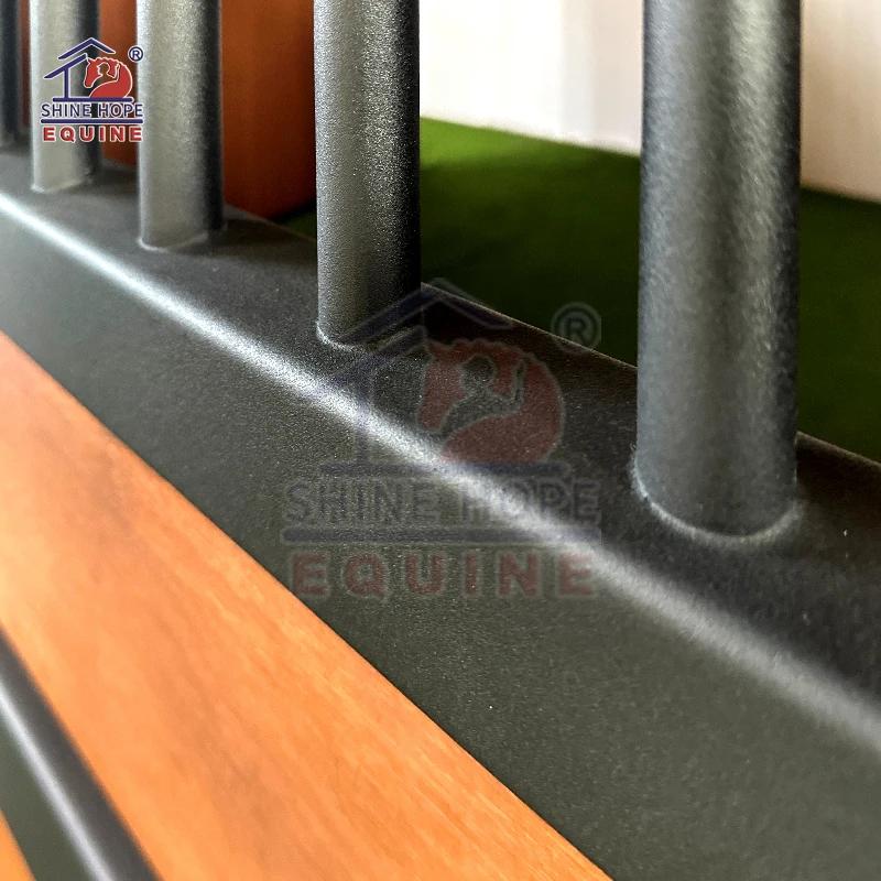 Shinehope prefabricated horse stable stall front horse stall gate