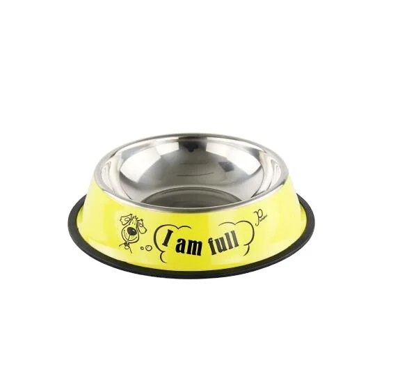 Factory Wholesale Pet Supplies Slow Feed Bowl Stainless Steel Puppy Feeding Bowl