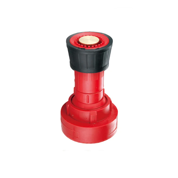 Factory  price  1 1/2' inch    Fire  Portable Spray  plastic Nozzle Fire water gun fire hose connector red