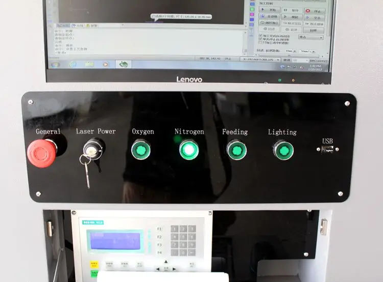 Full enclosed small metal cutting laser machine AKJ6040F low price fiber laser 2kw 1kw 500w