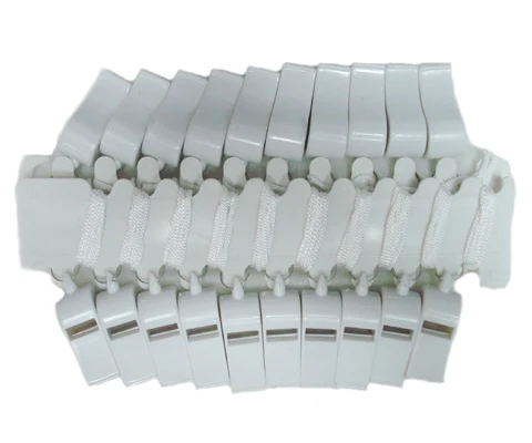 cheap White whistle toy basketball soccer ball referee whistle for sports activities