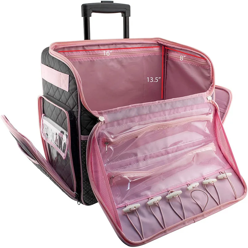  Custom Design Sewing Machine Storage Case Trolley Bag with