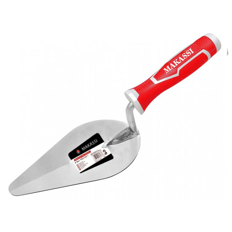 MAKASSI harden top quality stainless steel scraooer Oval Bricklaying Trowel