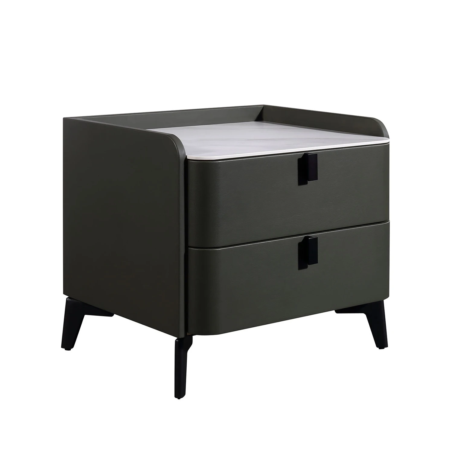 Nightstands Square Bedroom Wireless Charging Storage Drawer Cabinet Furniture Cabinet Night Stand Bedside Table