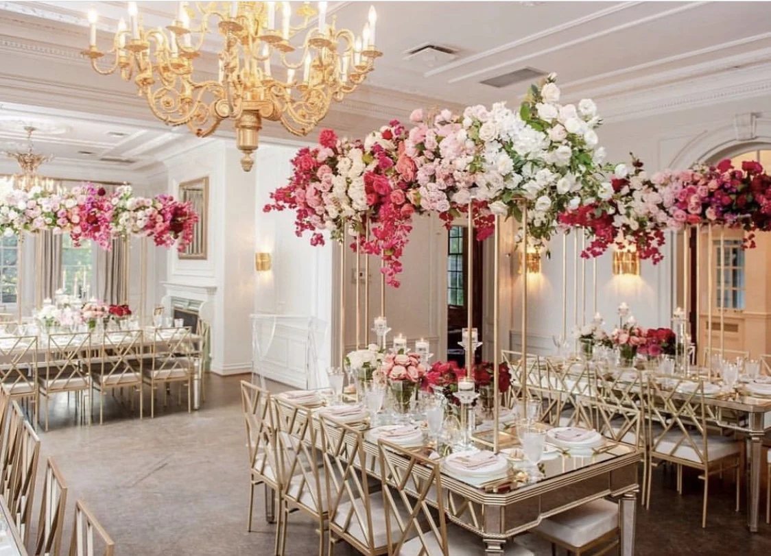 Wholesale Gold Metal Wedding Chair Cross Back Steel Wedding Chair